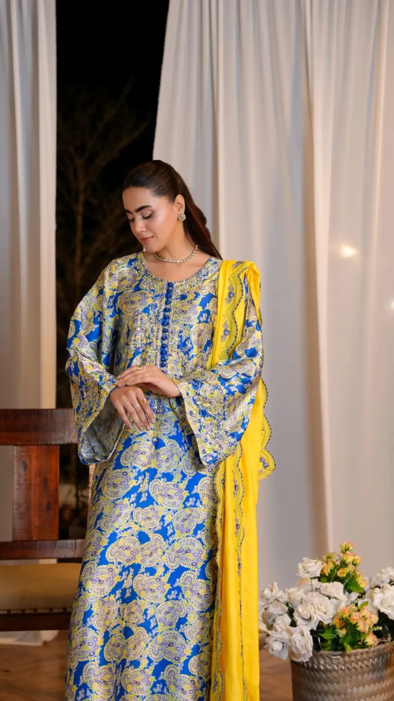 Ghazal Luxe Embellished Festive 2026 by House of Mist | HMGZ-E26-03 image 2