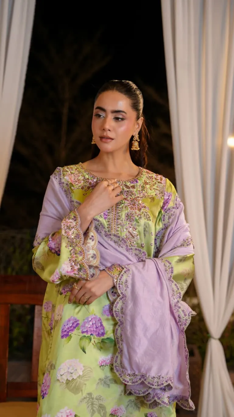 Ghazal Luxe Embellished Festive 2026 by House of Mist | HMGZ-E26-08 image 2