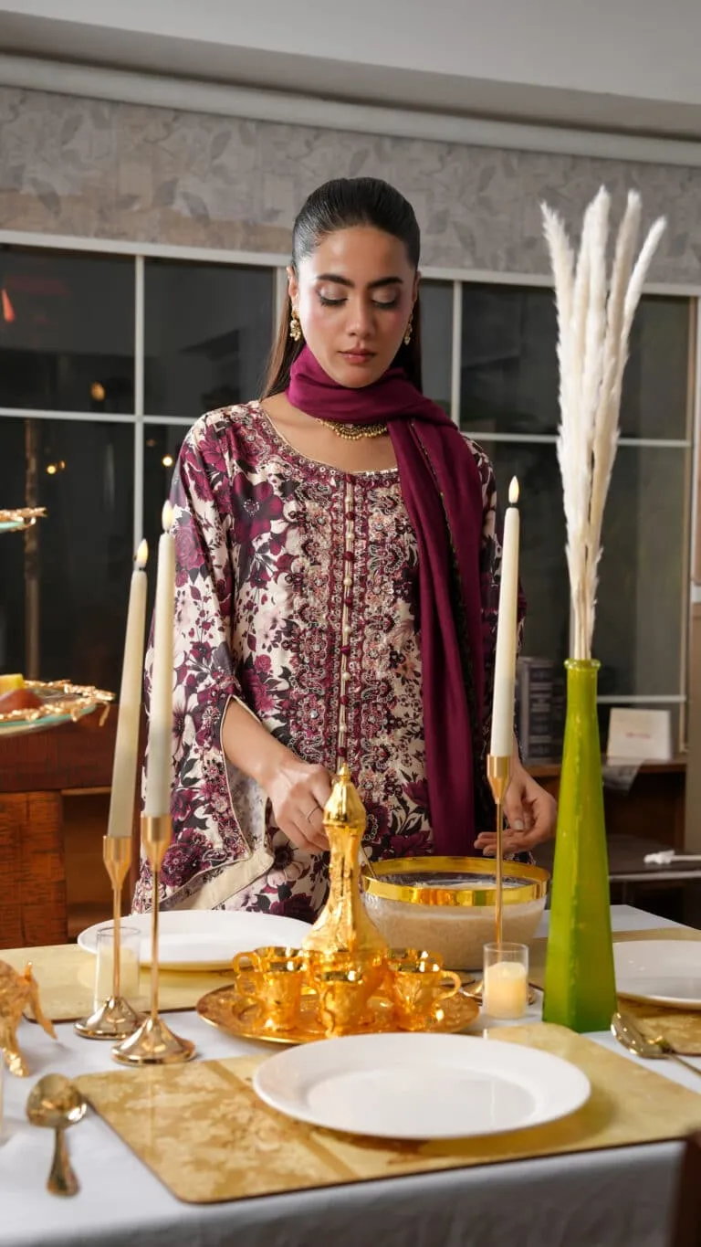 Ghazal Luxe Embellished Festive 2026 by House of Mist | HMGZ-E26-05 image 3