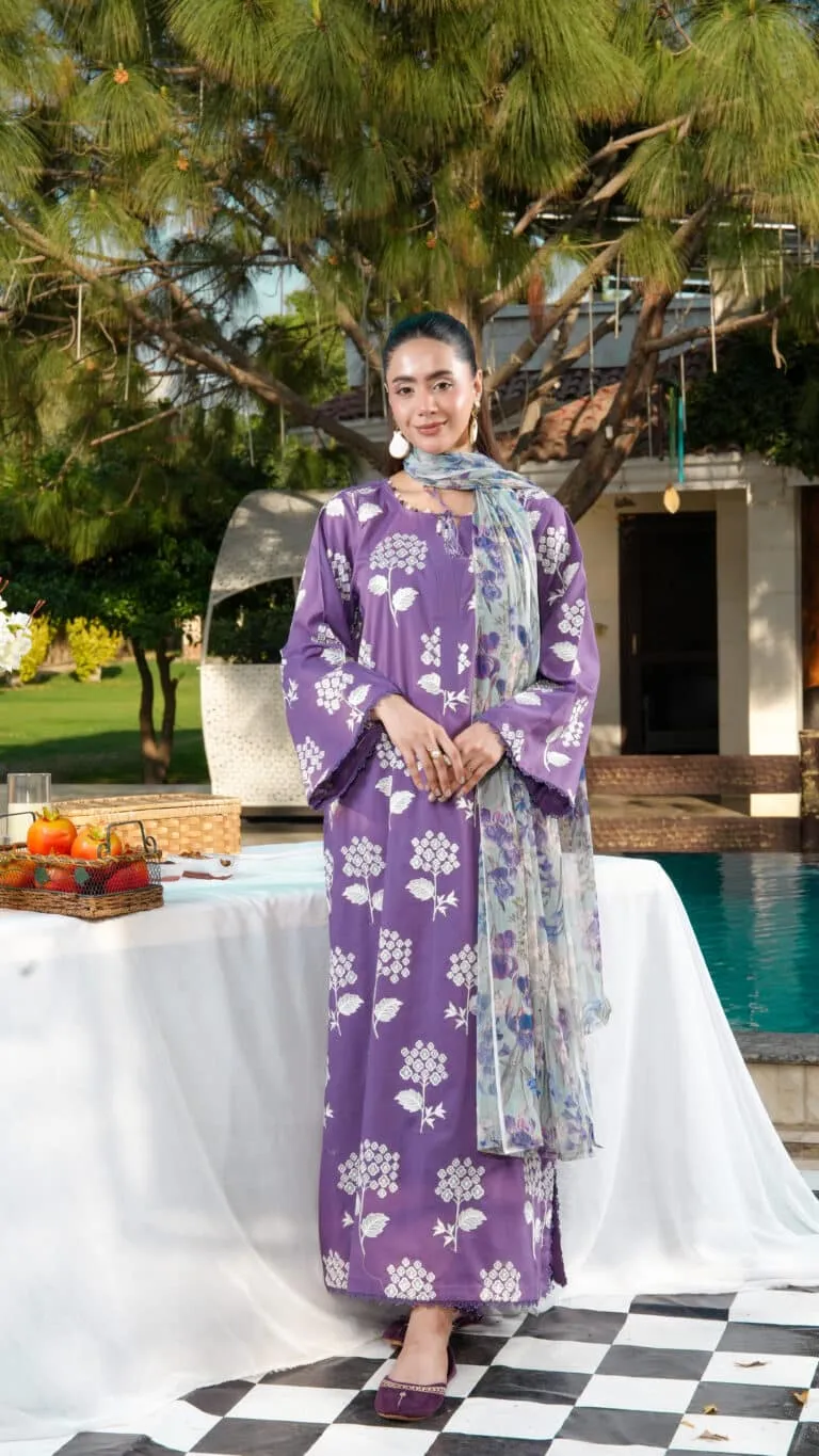 Ghazal Embroidered Summer Lawn Vol 1 2026 | House of Mist | HMGZ-LL26-09 image 5