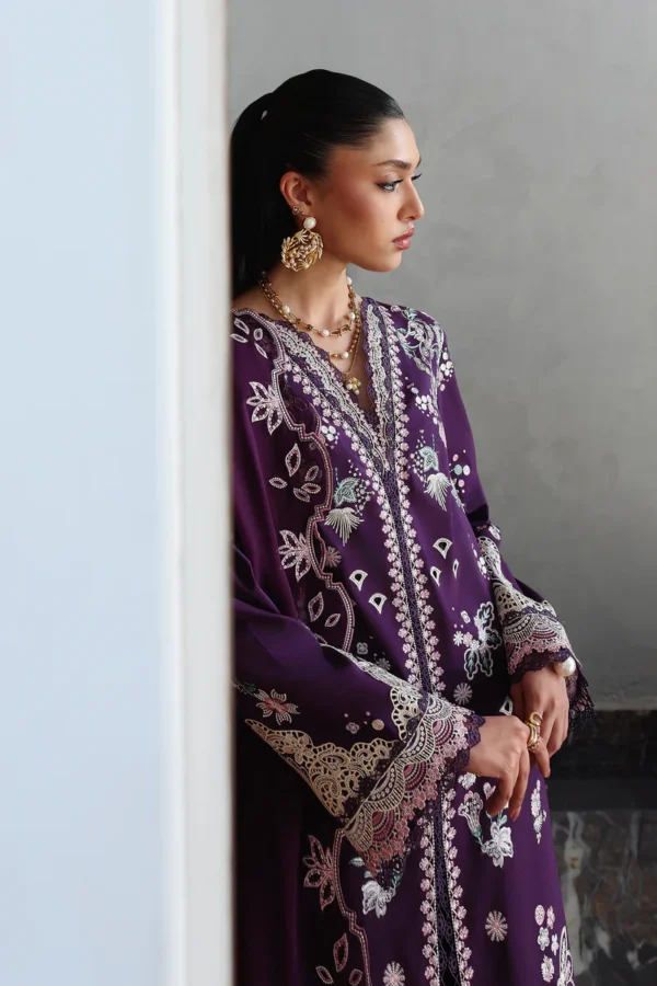 Qalamkar Qline Lawn Drop 2 | 2026 | QKL-14 SUHRA