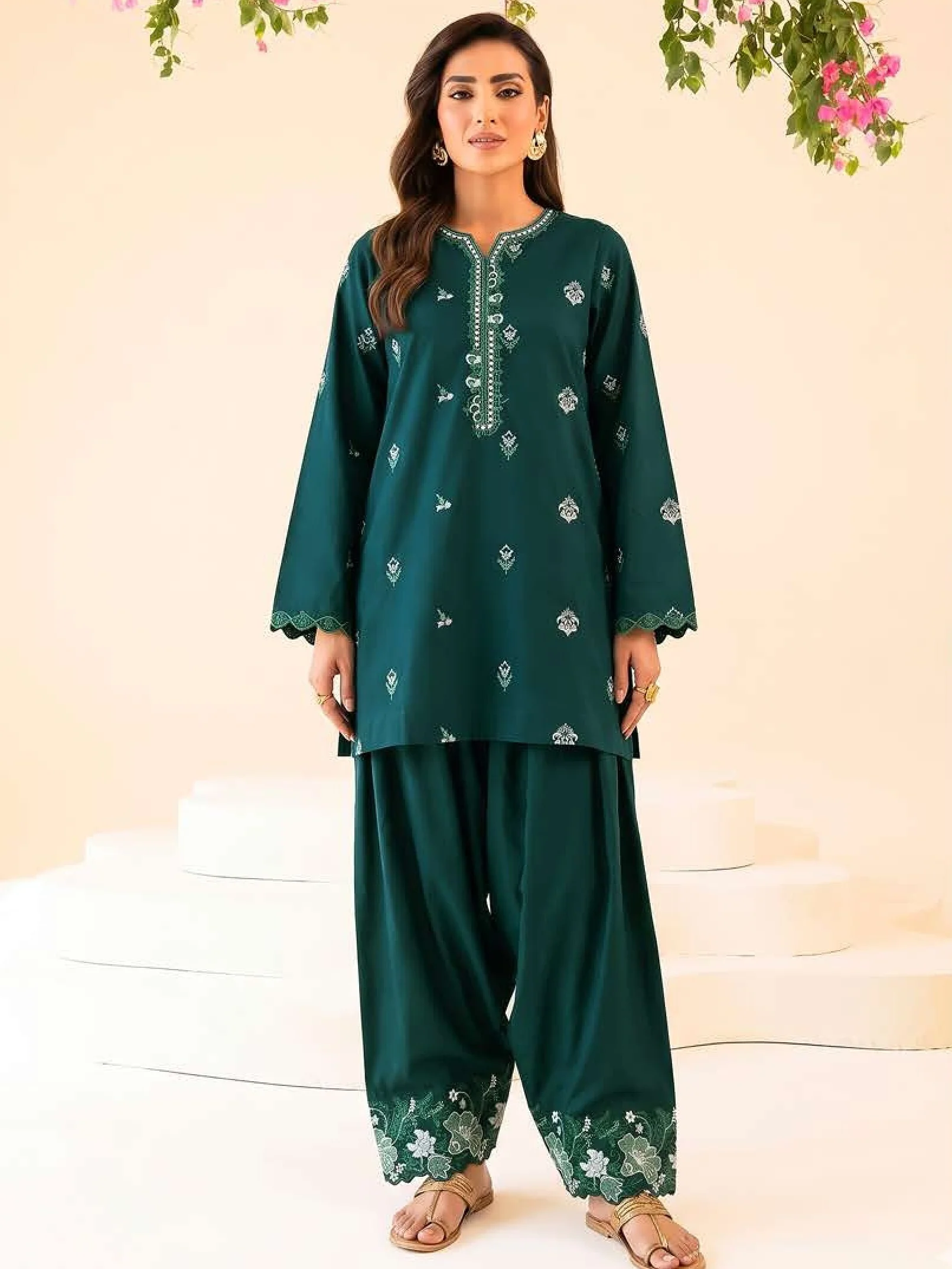 Faiza Faisal Coord Sets 2026 | Deep Teal Charm