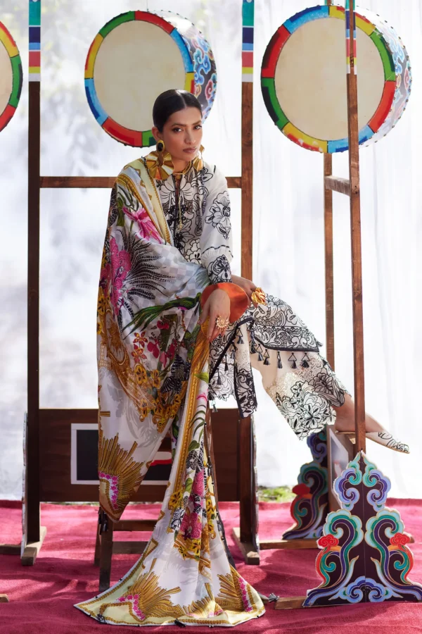 Elaf Summer Lawn 2026 | ZEVARÉ (EL26-07 B)