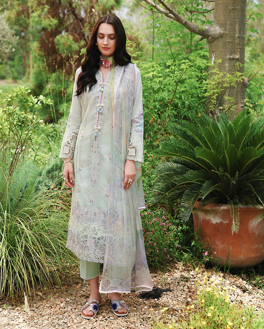 Mushq Embroidered Lawn 2026 | Garden Royale