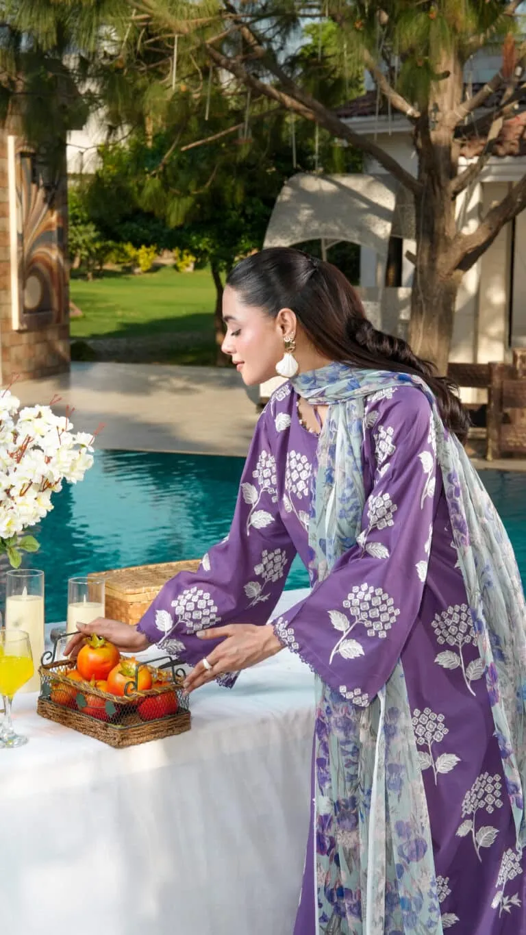 Ghazal Embroidered Summer Lawn Vol 1 2026 | House of Mist | HMGZ-LL26-09 image 3