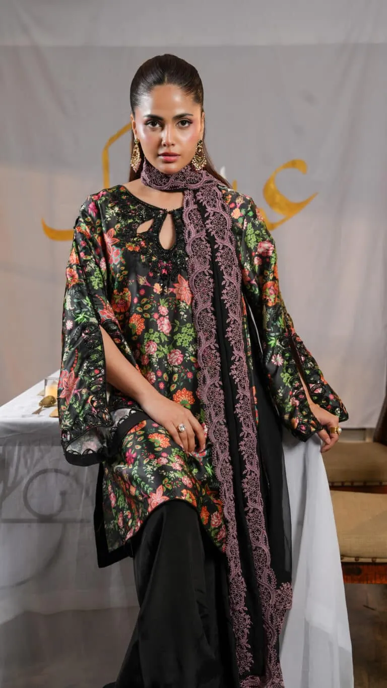 Ghazal Luxe Embellished Festive 2026 by House of Mist | HMGZ-E26-02
