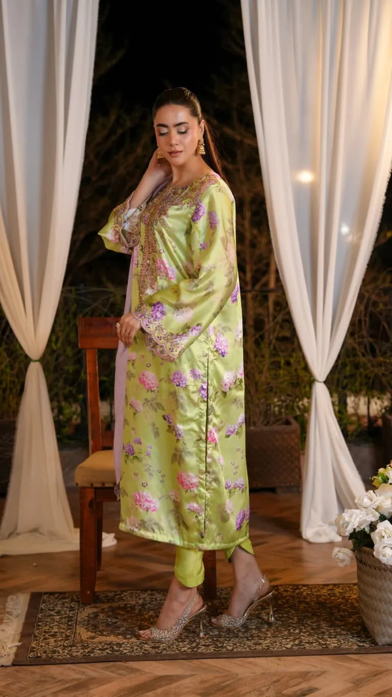 Ghazal Luxe Embellished Festive 2026 by House of Mist | HMGZ-E26-08 image 5