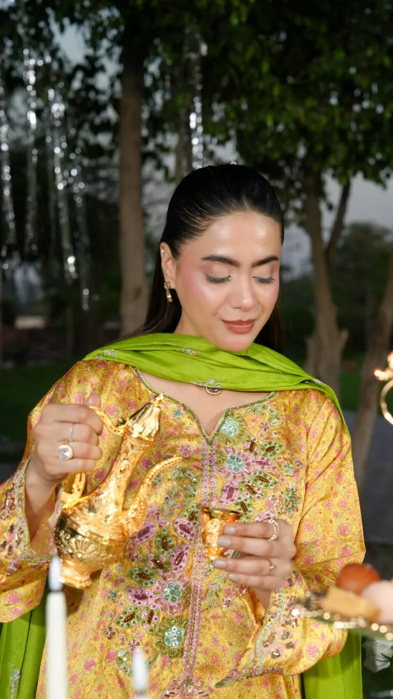 Ghazal Luxe Embellished Festive 2026 by House of Mist | HMGZ-E26-09