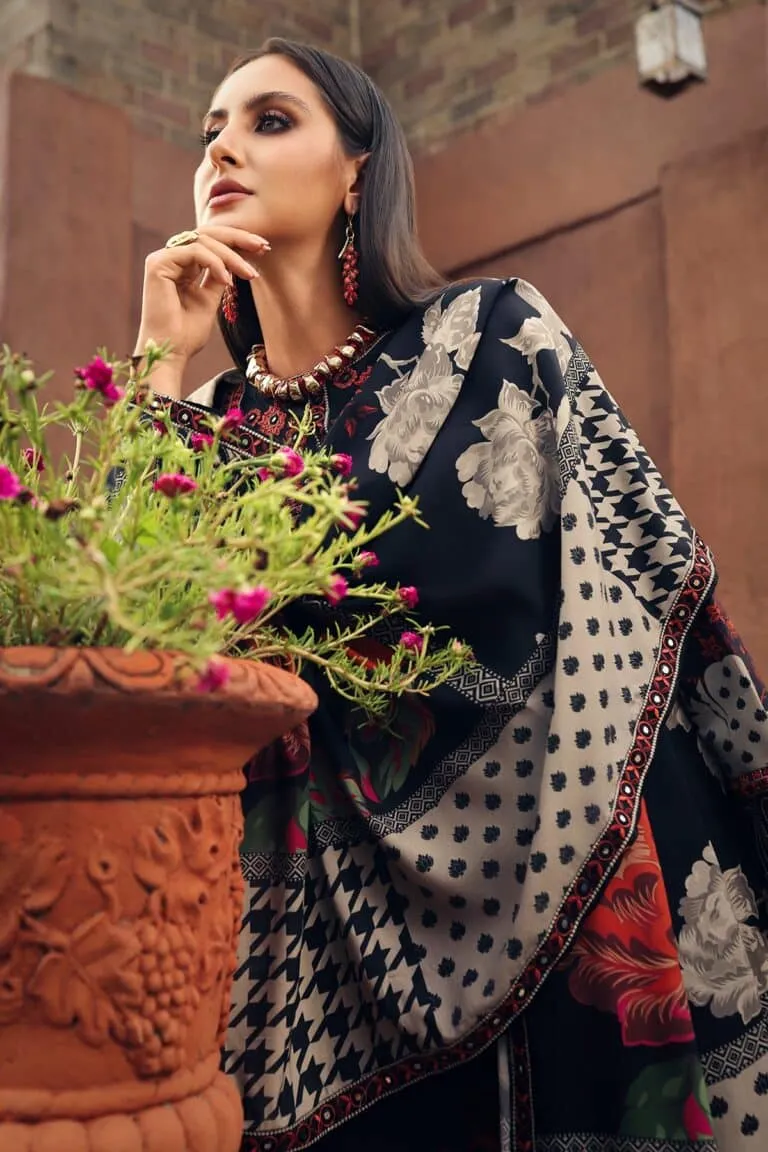 Charizma Combination Collection 3-PC Unstitched Embroidered Linen Collection CCW7-10 image 5