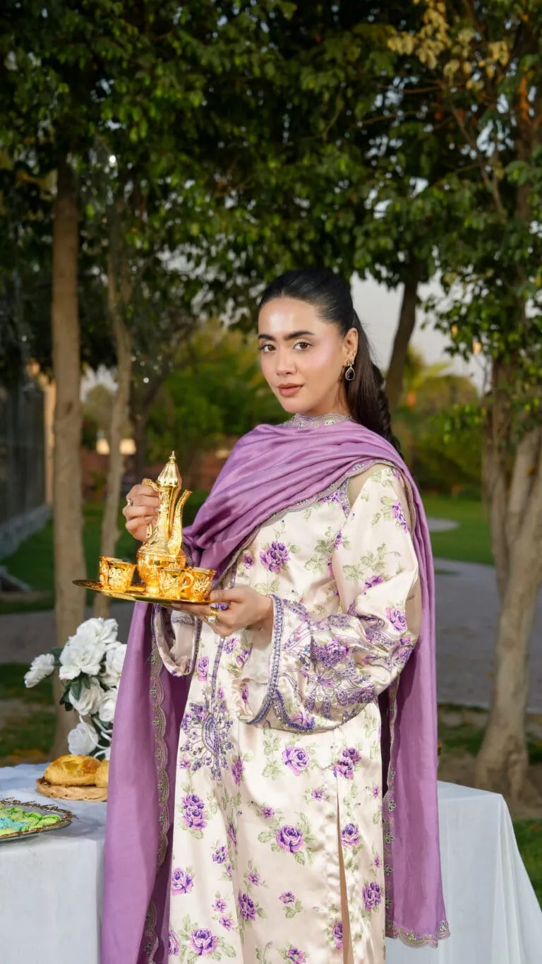 Ghazal Luxe Embellished Festive 2026 by House of Mist | HMGZ-E26-06 image 4