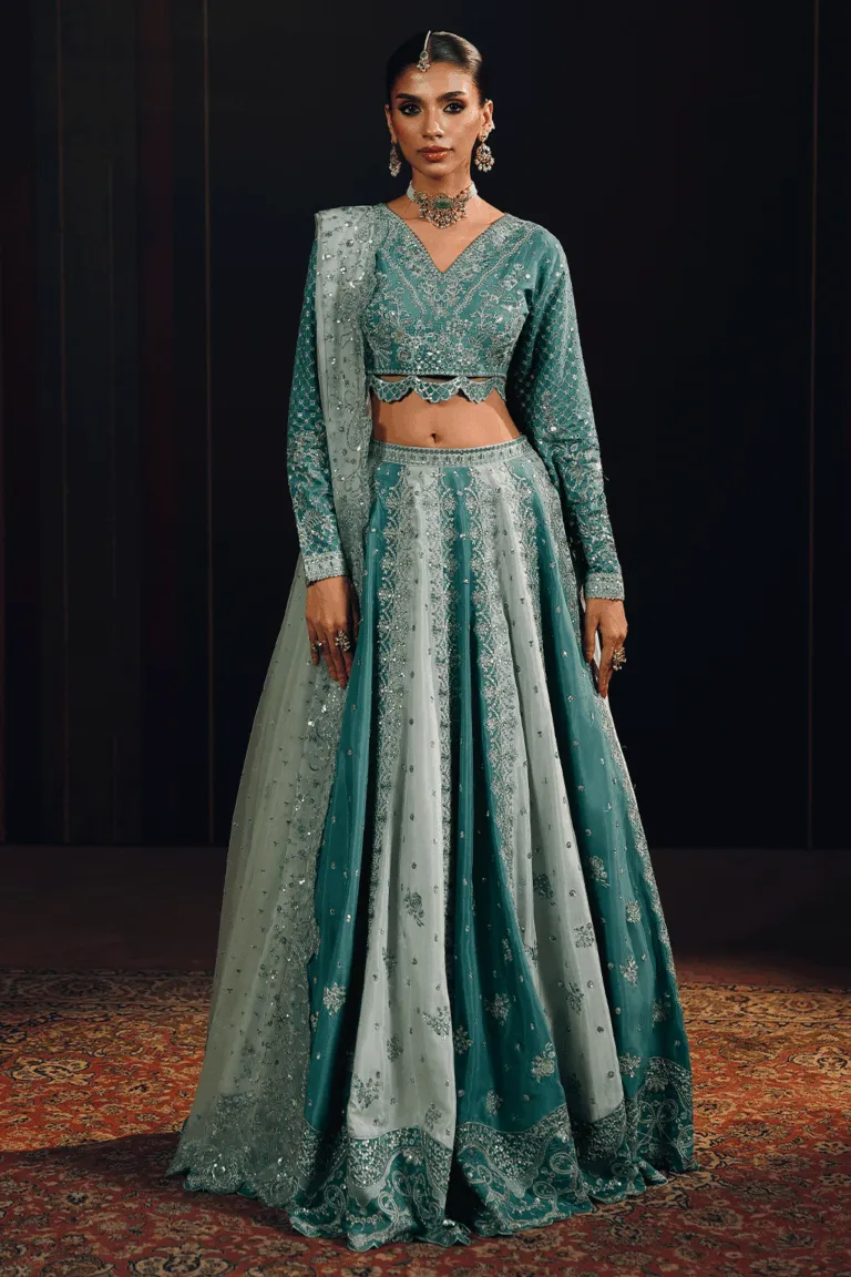 Ramsha Suroor Party Dress SR-107 Feroza - New Arrivals