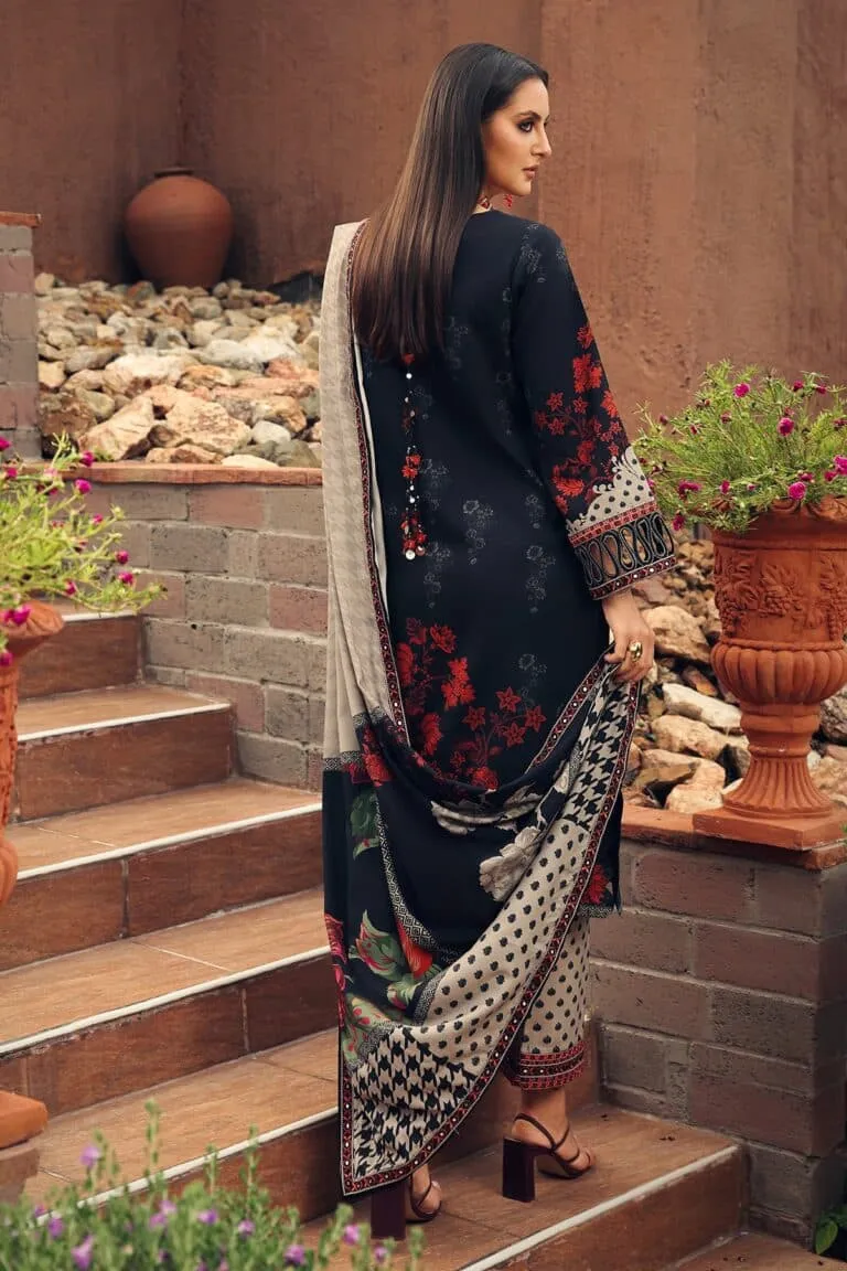 Charizma Combination Collection 3-PC Unstitched Embroidered Linen Collection CCW7-10 image 3