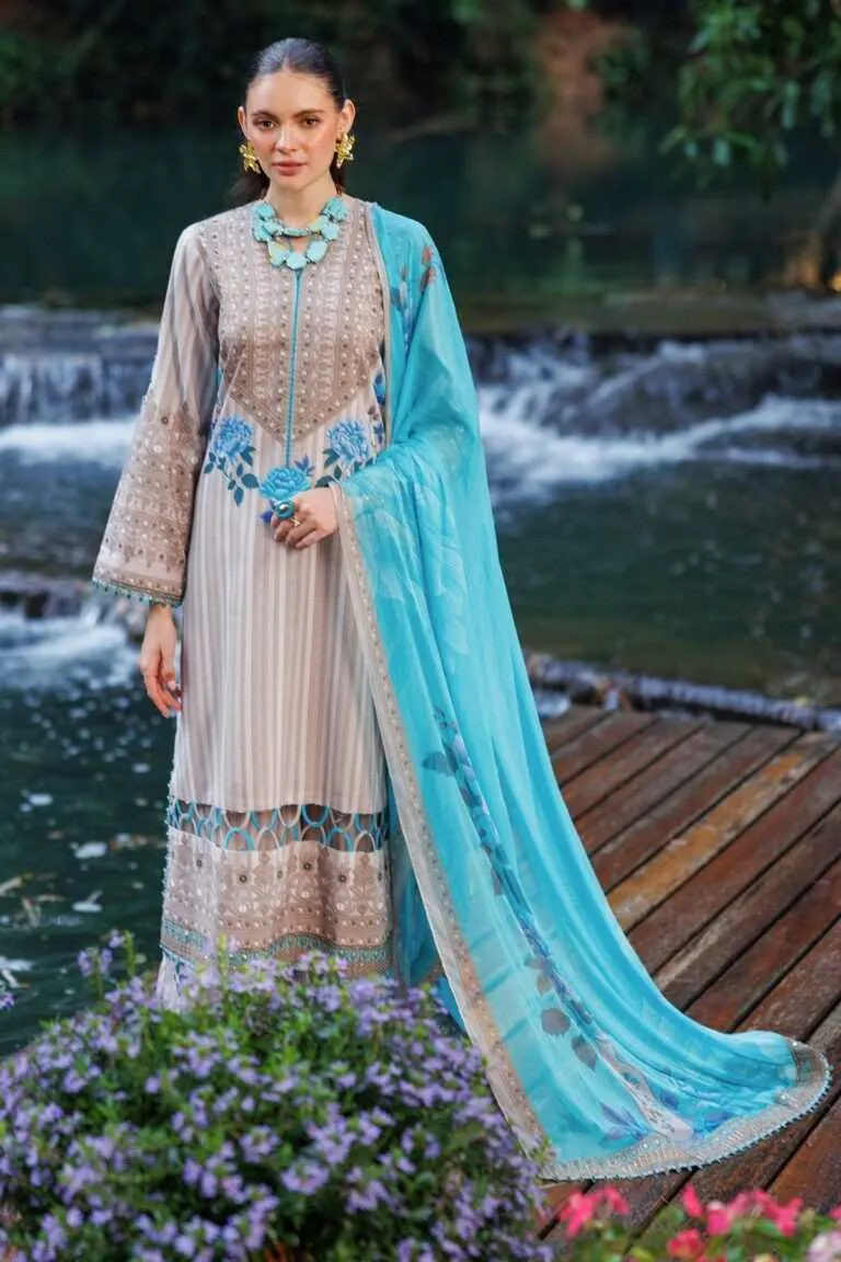 Charizma Combination Collection 3-PC Unstitched Embroidered Lawn Collection CC6-09