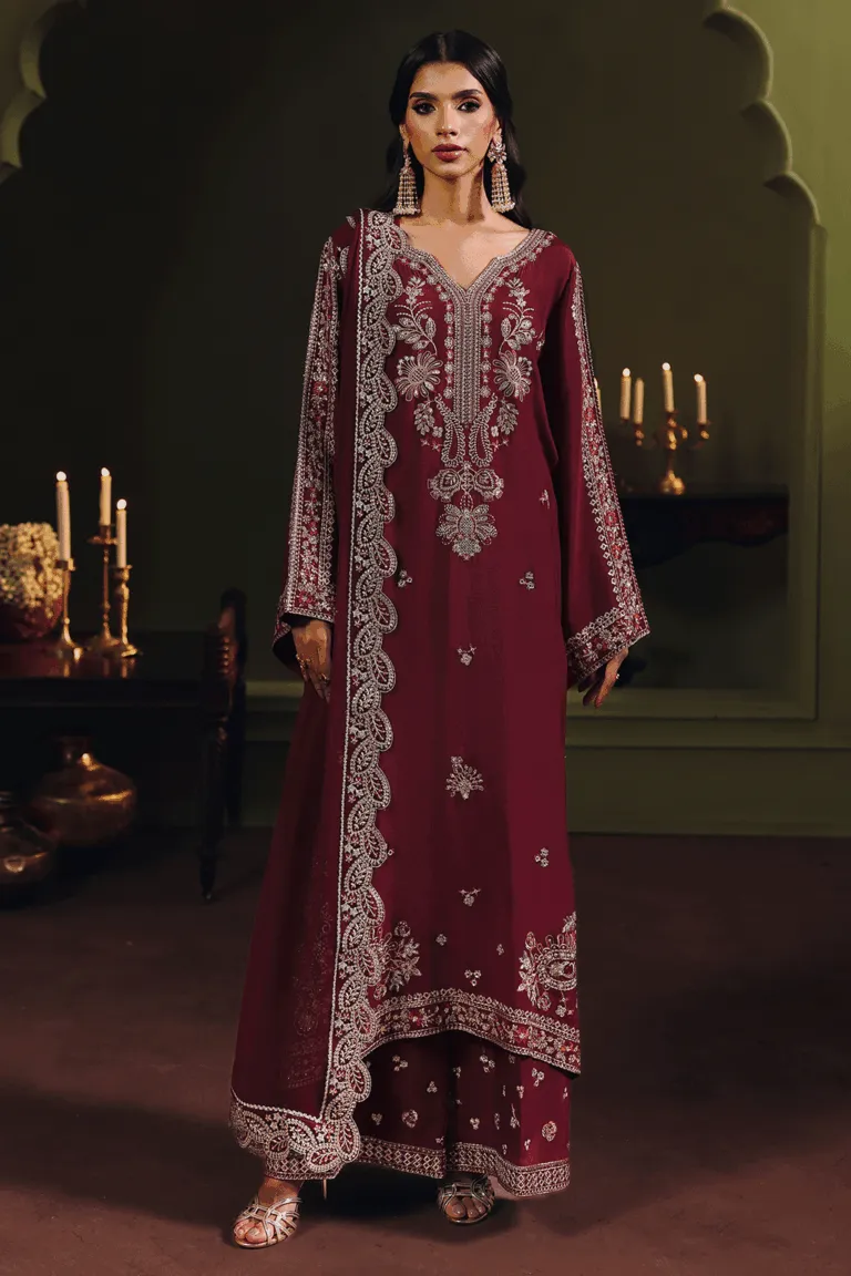 Ramsha Suroor Party Dress SR-103 Laal - New Arrivals
