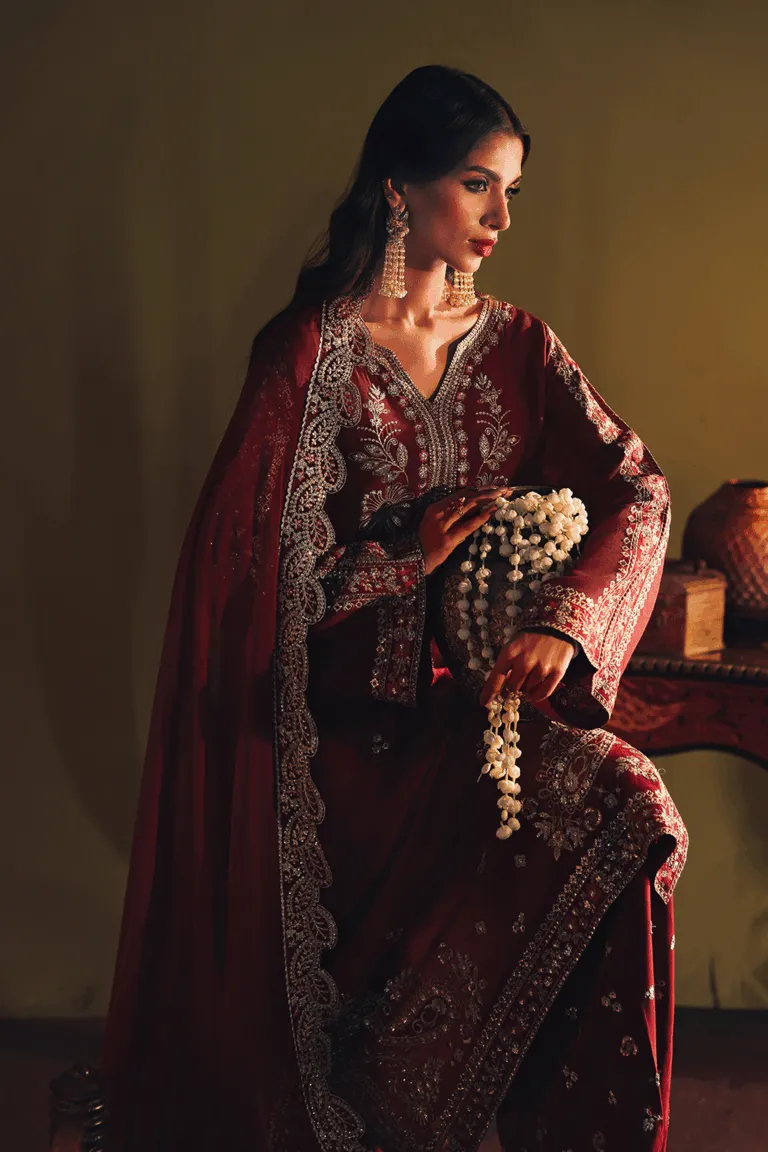 Ramsha Suroor Party Dress SR-103 Laal image 2